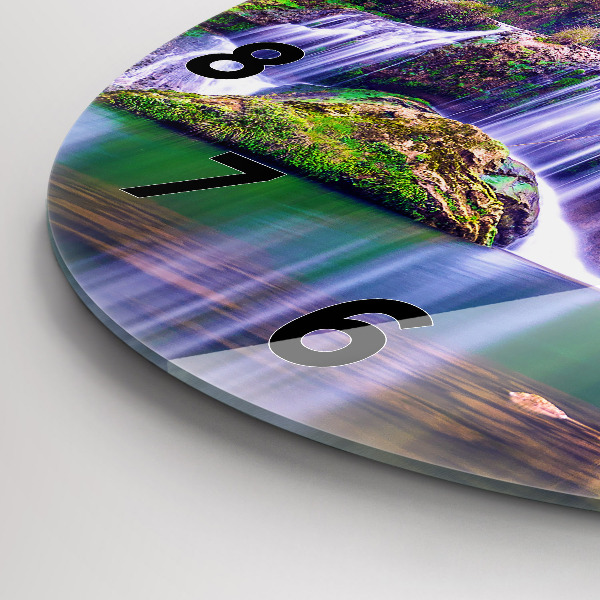 Reloj de cristal redondo Cascada Jiulong China