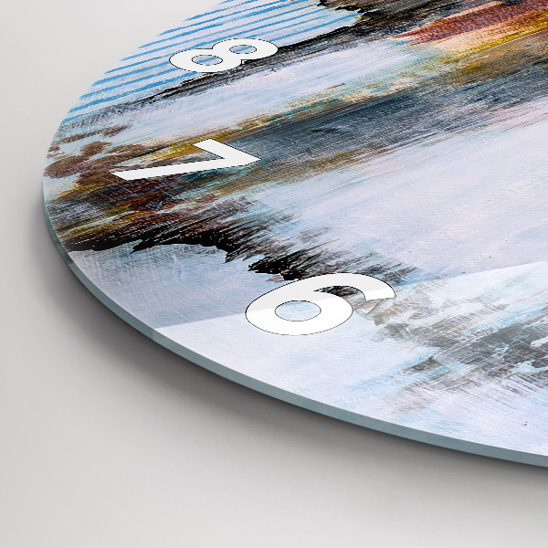 Reloj redondo pared Abstracción