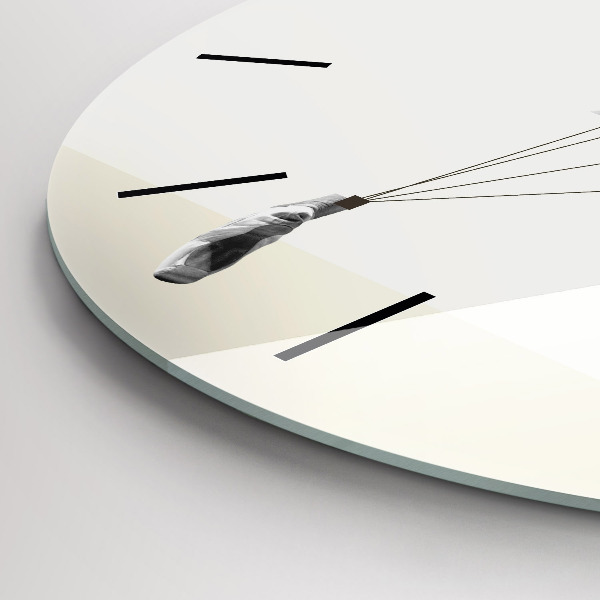 Reloj de pared redondo Mujer bailarina abstracta