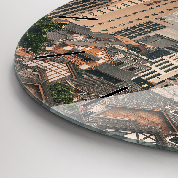 Reloj de pared redondo Casco antiguo de Chongqing