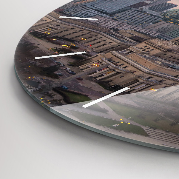 Reloj redondo pared Panorama de Varsovia