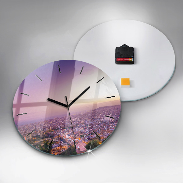 Reloj redondo pared Barcelona Bunkers El Carmel