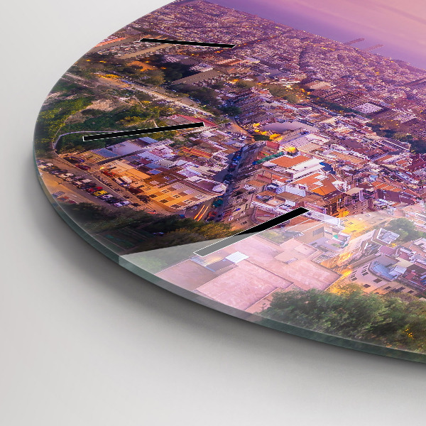 Reloj redondo pared Barcelona Bunkers El Carmel