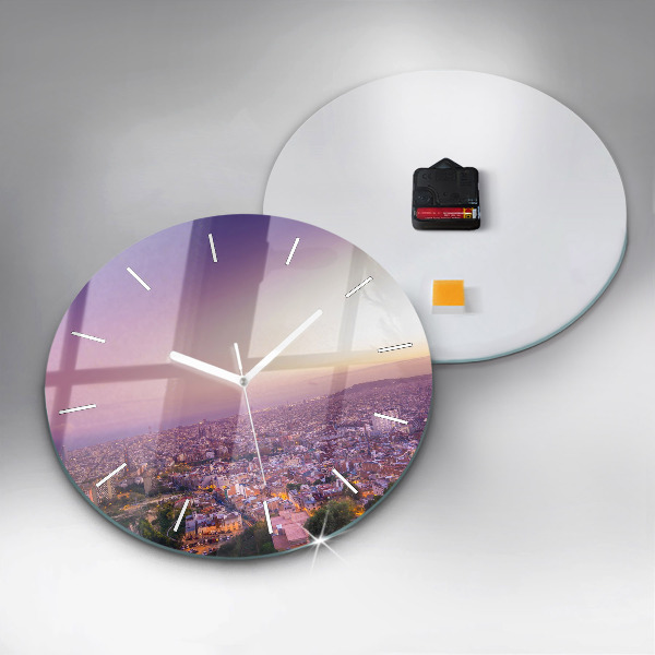 Reloj redondo pared Barcelona Bunkers El Carmel