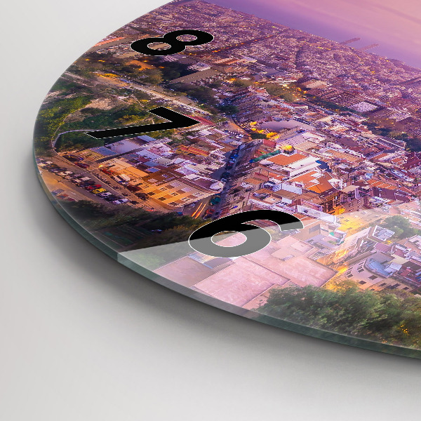 Reloj redondo pared Barcelona Bunkers El Carmel