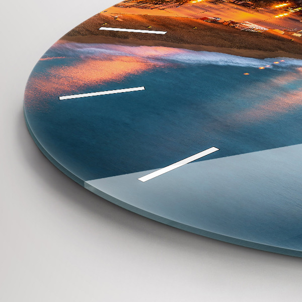 Reloj redondo pared Playa de Barcelona