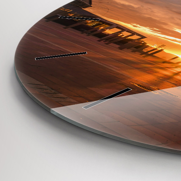 Reloj de cristal redondo Parque Olímpico de Barcelona