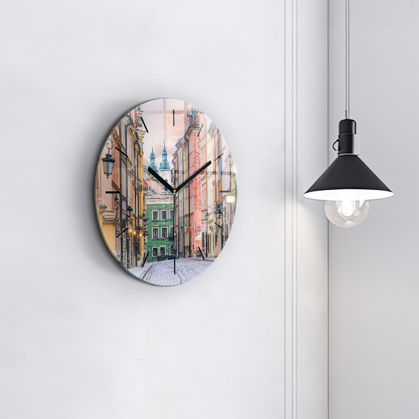 Reloj redondo pared Casco antiguo de Varsovia