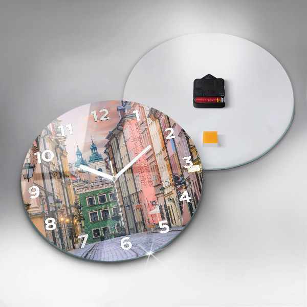 Reloj redondo pared Casco antiguo de Varsovia