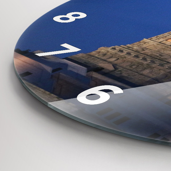 Reloj de cristal redondo Estatua de la Libertad en Nueva York