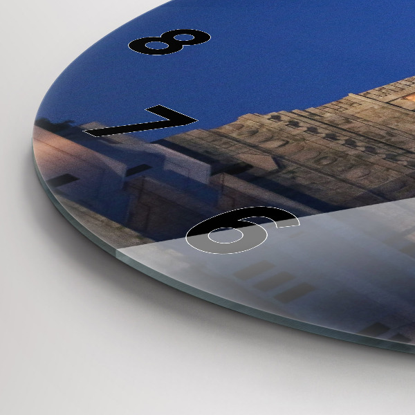 Reloj de cristal redondo Estatua de la Libertad en Nueva York