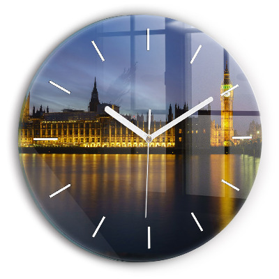 Reloj de cristal redondo Palacio Winchester de Londres