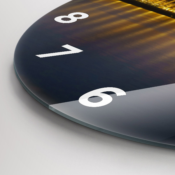 Reloj de cristal redondo Palacio Winchester de Londres