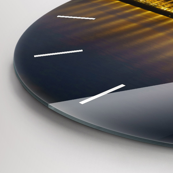 Reloj de cristal redondo Palacio Winchester de Londres