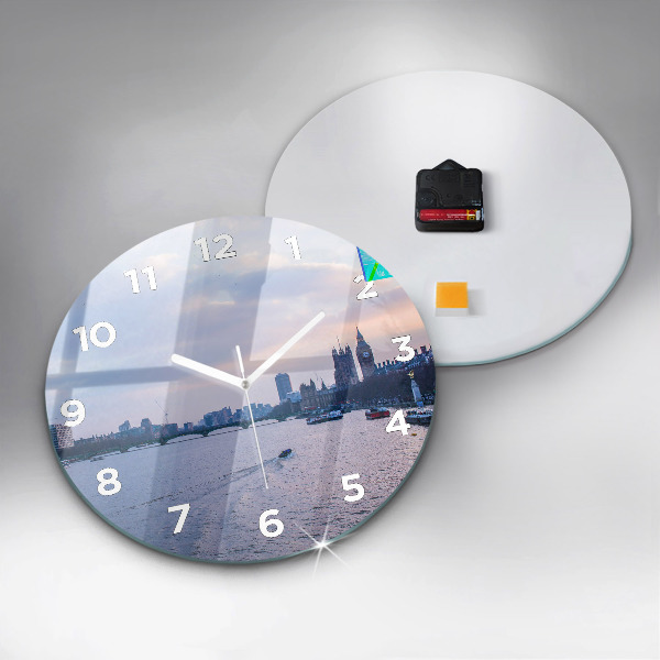 Reloj de cristal redondo Panorama del London Eye