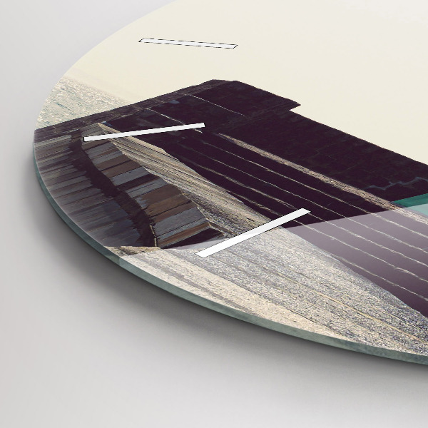 Reloj redondo pared Faro y mar