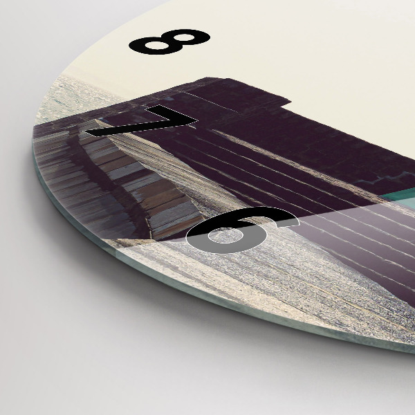 Reloj redondo pared Faro y mar