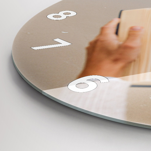 Reloj de pared redondo Un momento con un libro