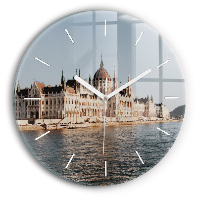 Reloj de cristal redondo Parlamento en Budapest