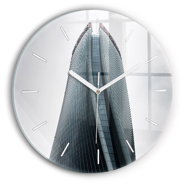 Reloj de pared redondo Rascacielos de Milán