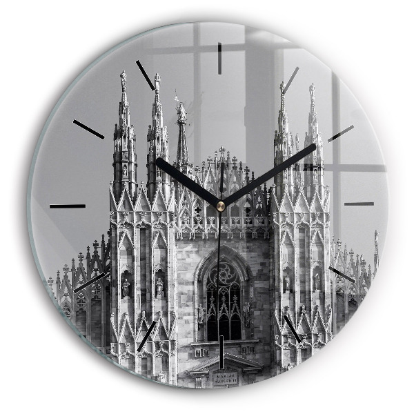 Reloj de pared redondo Catedral Duomo Di Milano