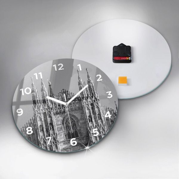 Reloj de pared redondo Catedral Duomo Di Milano