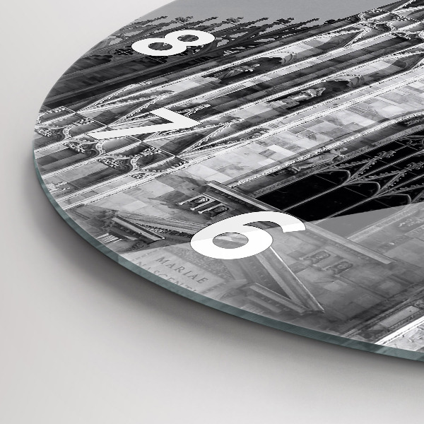 Reloj de pared redondo Catedral Duomo Di Milano