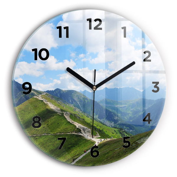 Reloj de cristal redondo Kasprowy Wierch Zakopane