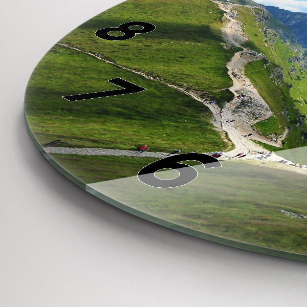 Reloj de cristal redondo Kasprowy Wierch Zakopane