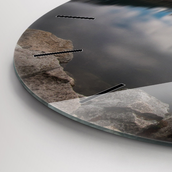 Reloj de pared redondo Altos Tatras en Eslovaquia