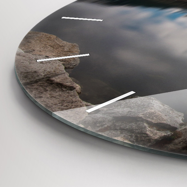 Reloj de pared redondo Altos Tatras en Eslovaquia