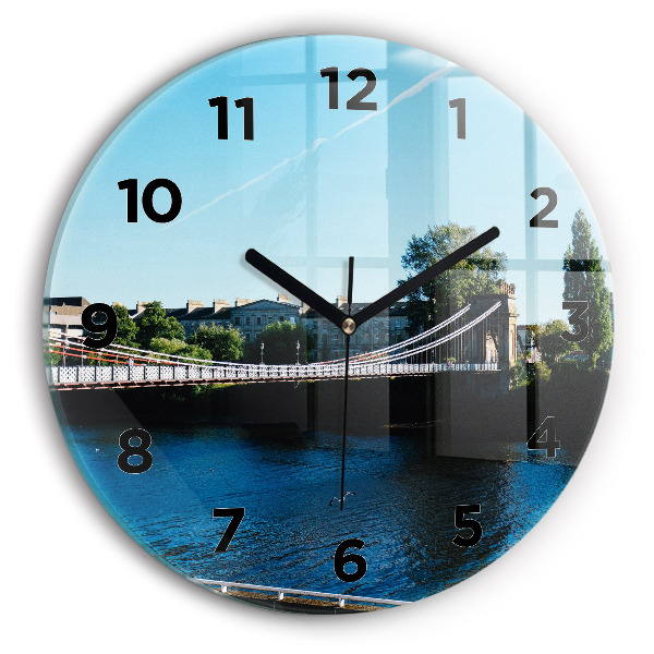 Reloj de cristal redondo Southportland Escocia