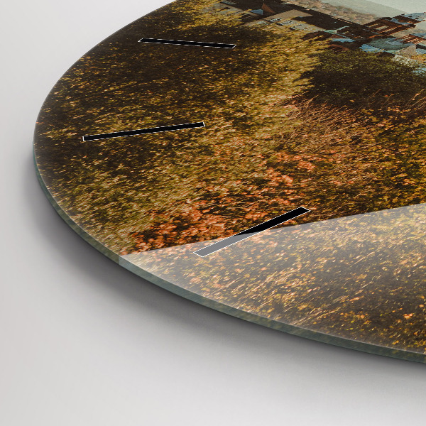 Reloj de cristal redondo Galería de arte en Glasgow