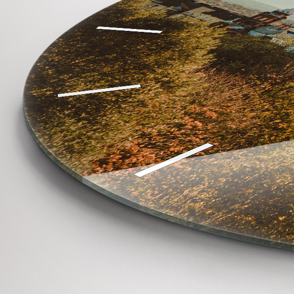 Reloj de cristal redondo Galería de arte en Glasgow