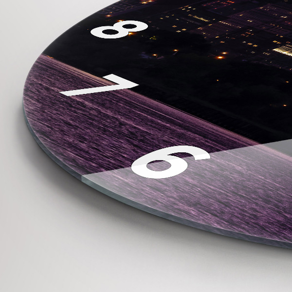 Reloj redondo pared Panorámica de la ciudad de Filadelfia