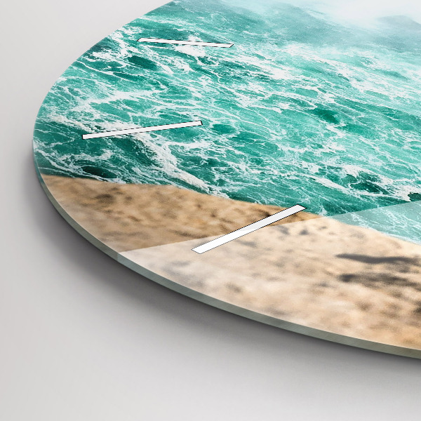 Reloj redondo pared Barco en el Niágara