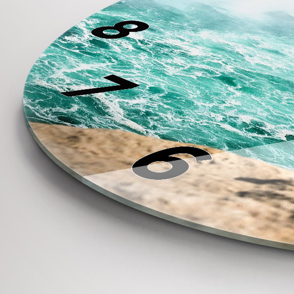 Reloj redondo pared Barco en el Niágara