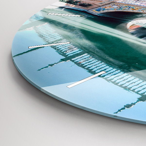 Reloj de pared redondo Plaza de España en Sevilla