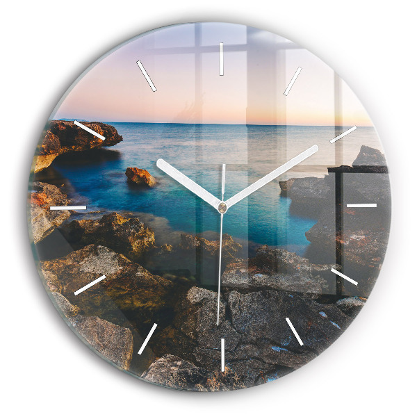 Reloj de pared redondo Paisaje marino
