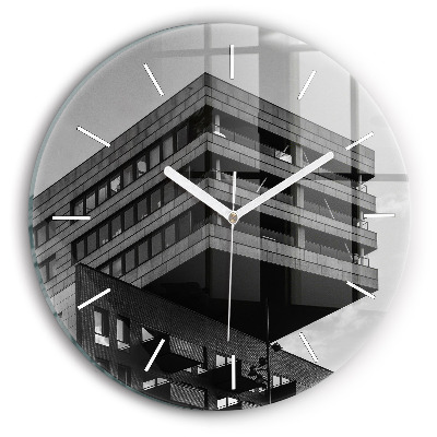 Reloj de cristal redondo Arquitectura en Amsterdam