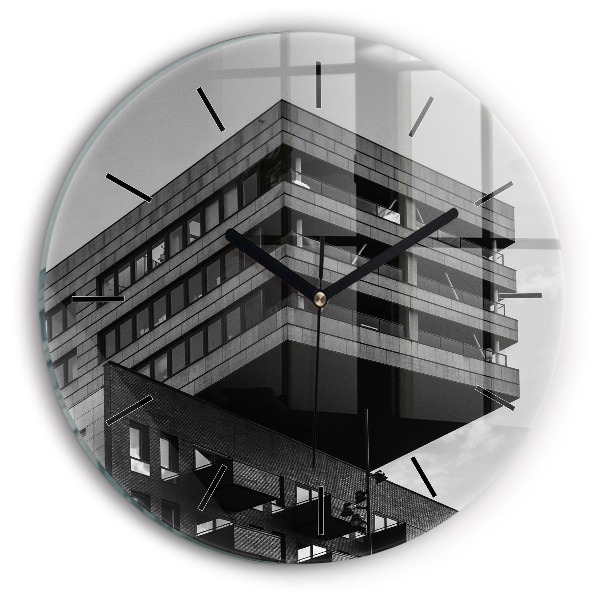 Reloj de cristal redondo Arquitectura en Amsterdam