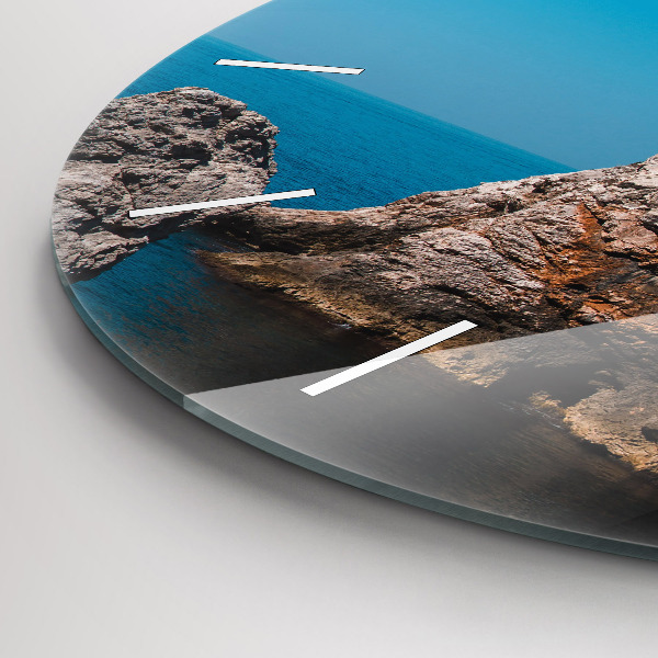 Reloj redondo pared Acantilados de Dubrovnik