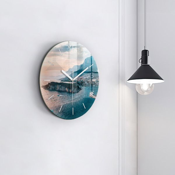 Reloj de pared redondo Isla en Croacia