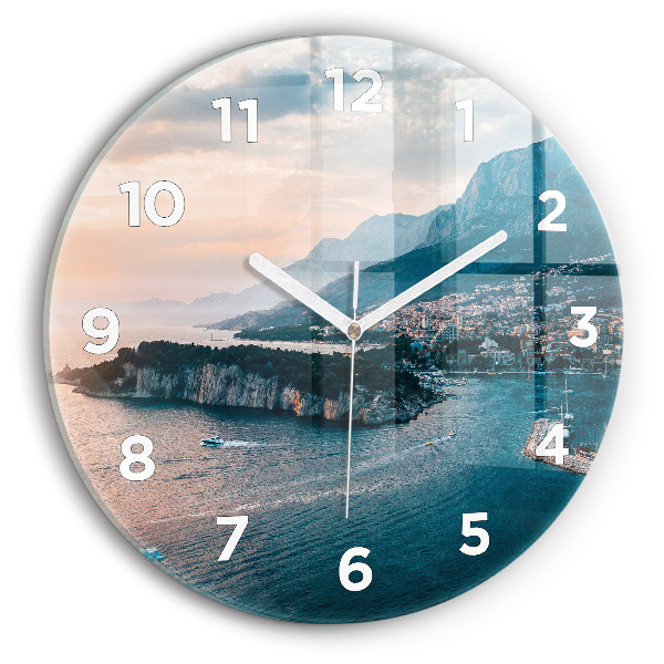 Reloj de pared redondo Isla en Croacia