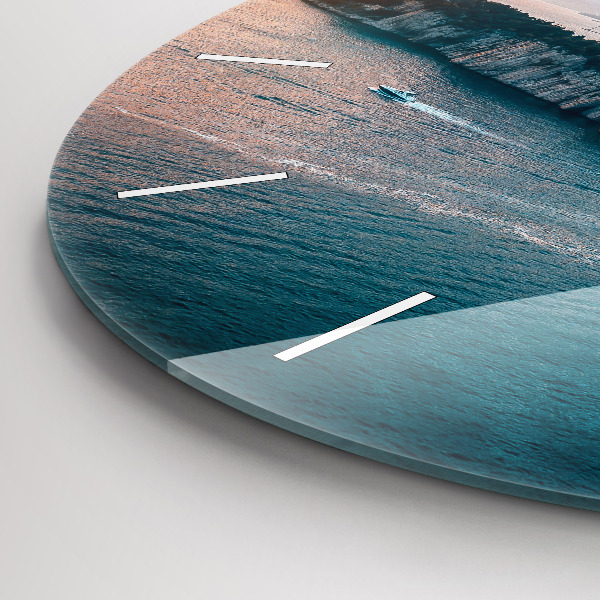 Reloj de pared redondo Isla en Croacia