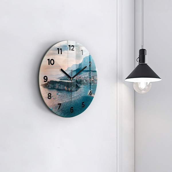 Reloj de pared redondo Isla en Croacia