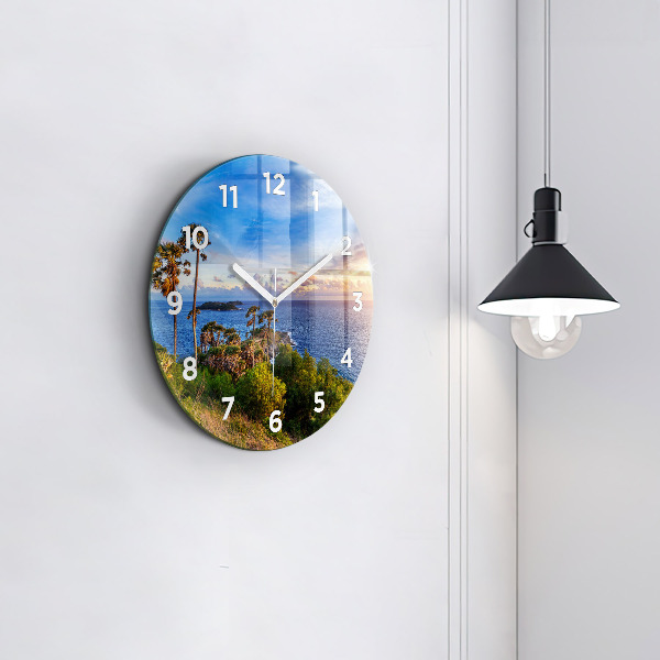 Reloj de pared redondo Phuket en Tailandia