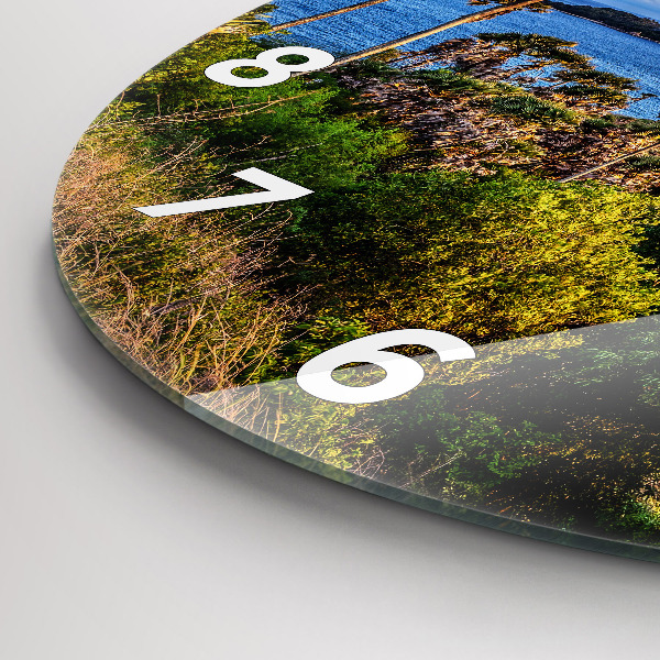 Reloj de pared redondo Phuket en Tailandia