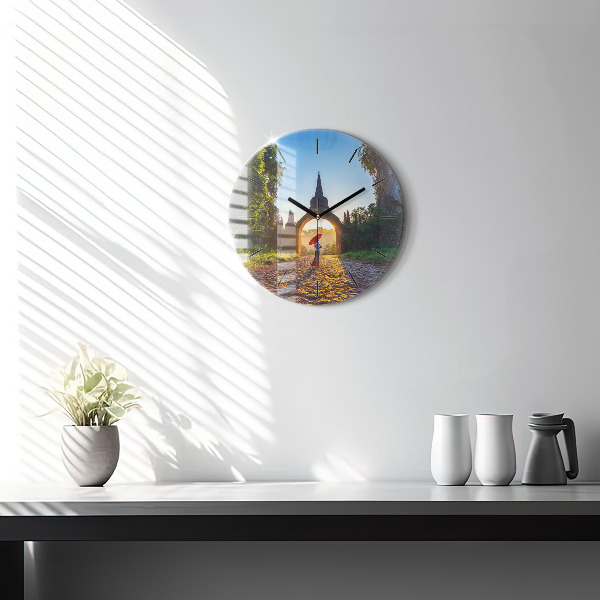 Reloj de pared redondo Parque Surat Thani Tailandia