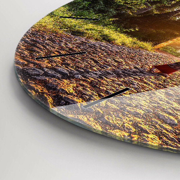 Reloj de pared redondo Parque Surat Thani Tailandia